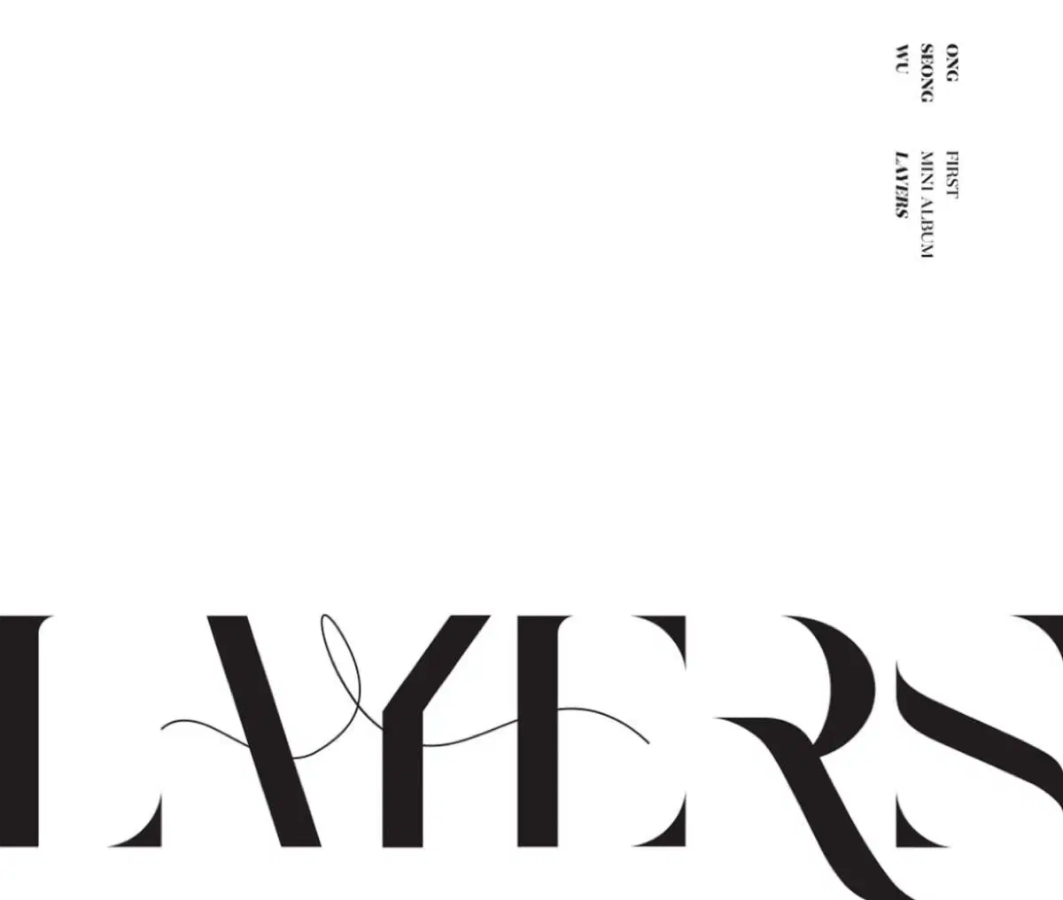 옹성우 - 미니앨범 1집 : LAYERS [BLACK/WHITE ver]